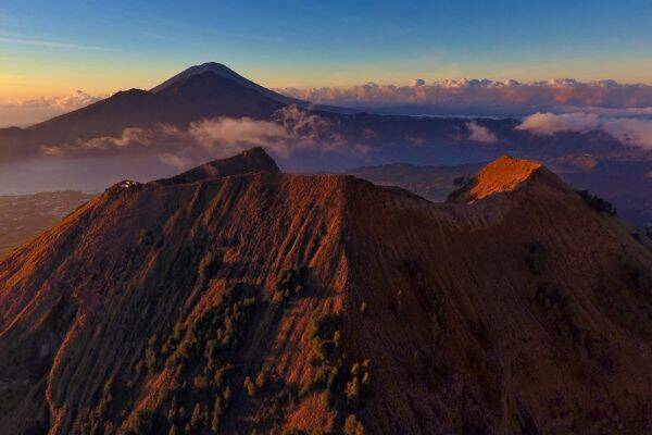An epic sunrise at Mount Batur, Bali
