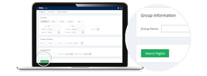 GSO interface screen showing group name information.