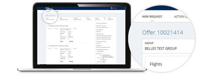 GSO interface screen showing preview offer and summary of terms and conditions.