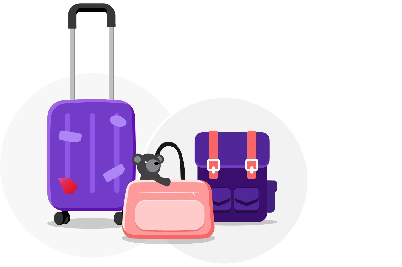 Infant carry-on baggage allowance option 1