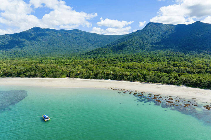 Day trip from the Daintree Coast to snorkel at Mackay Reef on the Great Barrier Reef