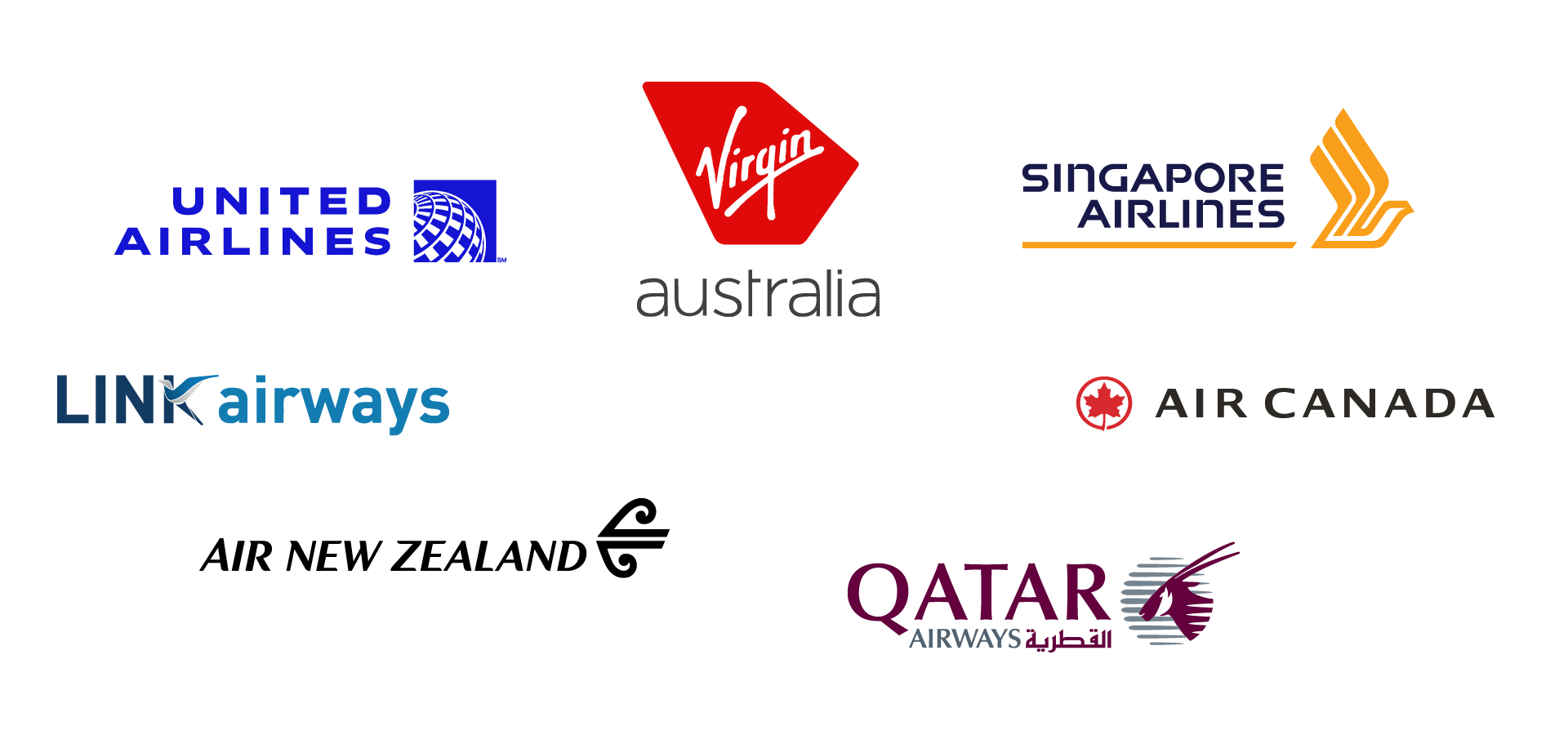 Partner airline logos
